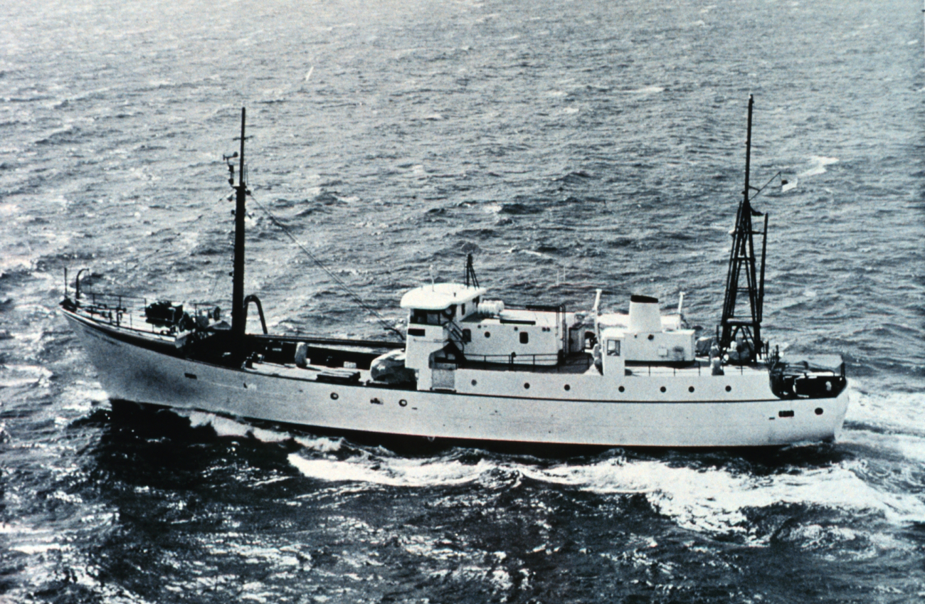Bureau of Commercial Fisheries Ship TOWNSEND CROMWELL underway