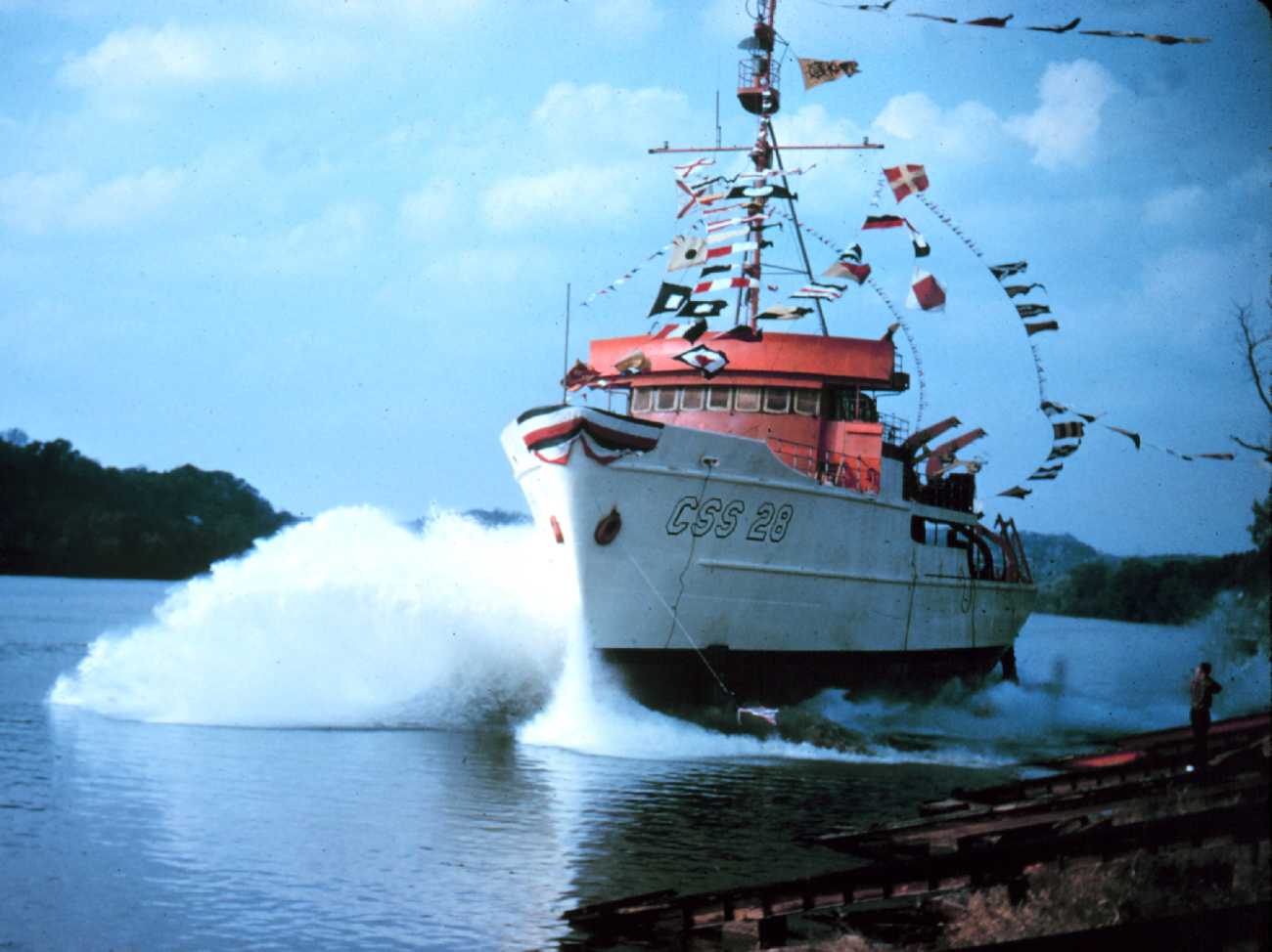 Launching ceremony for the NOAA Ship PIERCE