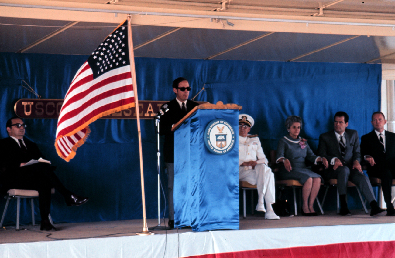 Commissioning ceremony for the NOAA Ship RESEARCHER