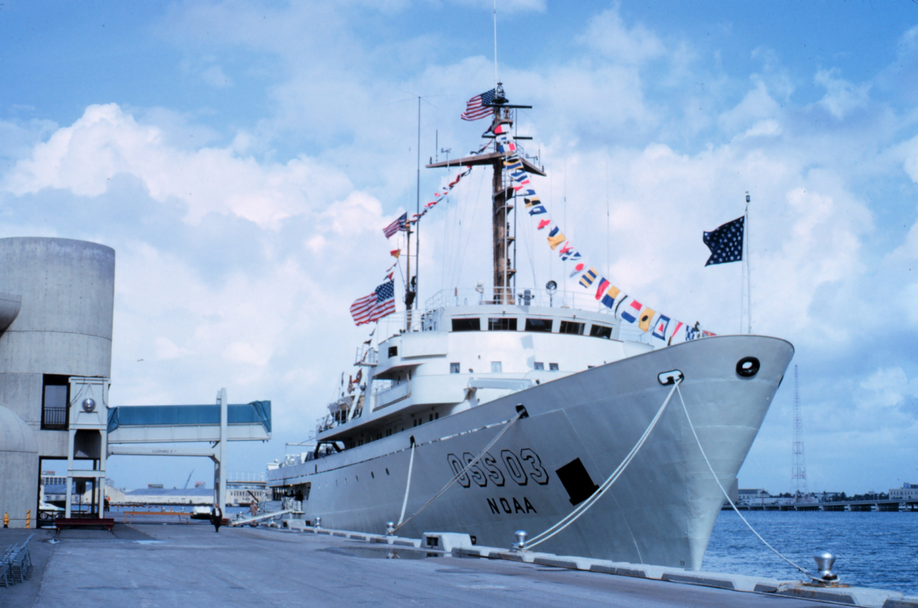 Commissioning ceremony for the NOAA Ship RESEARCHER