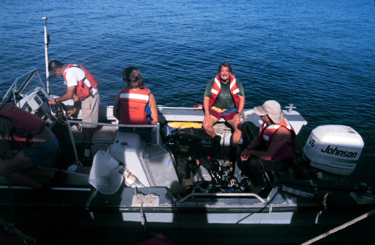 Dive operations from auxiliary small-craft off the NOAA Ship FERREL