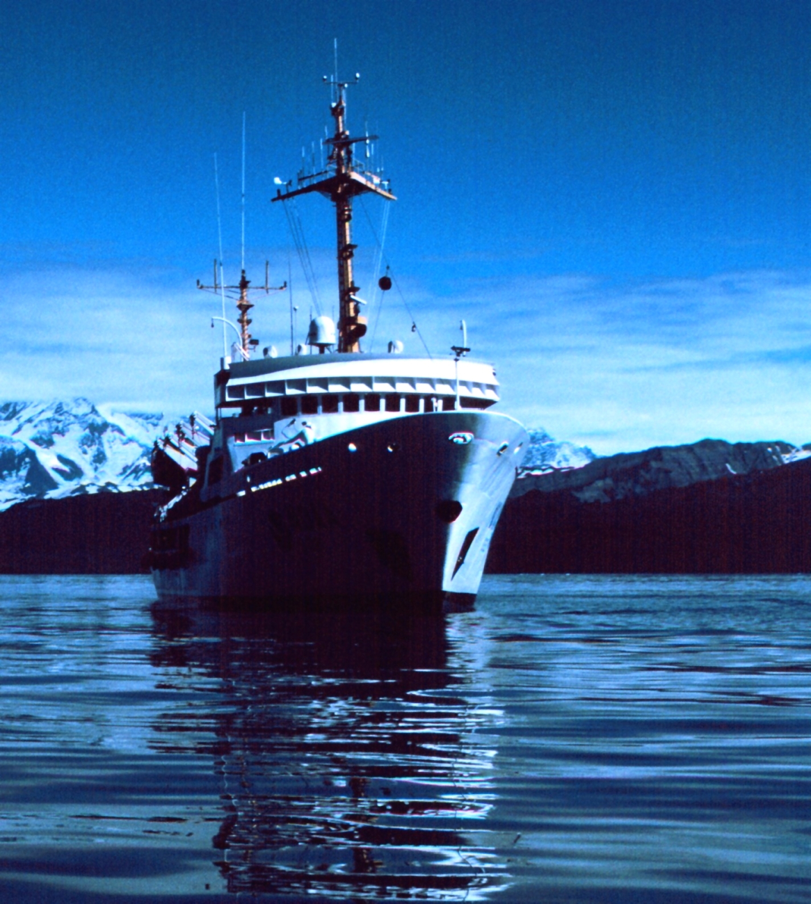 NOAA Ship RAINIER at Icy Bay