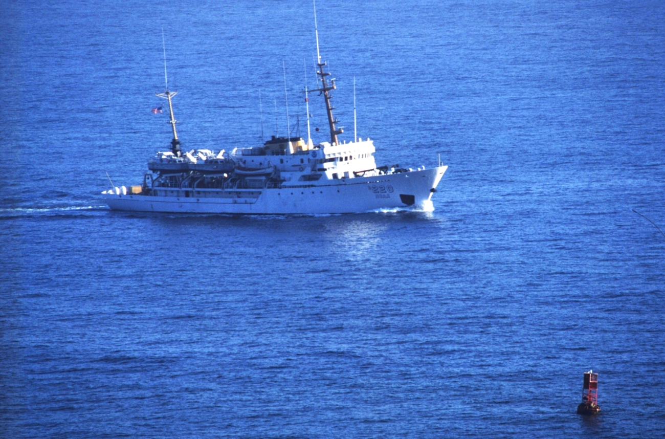 NOAA Ship FAIRWEATHER offshore California