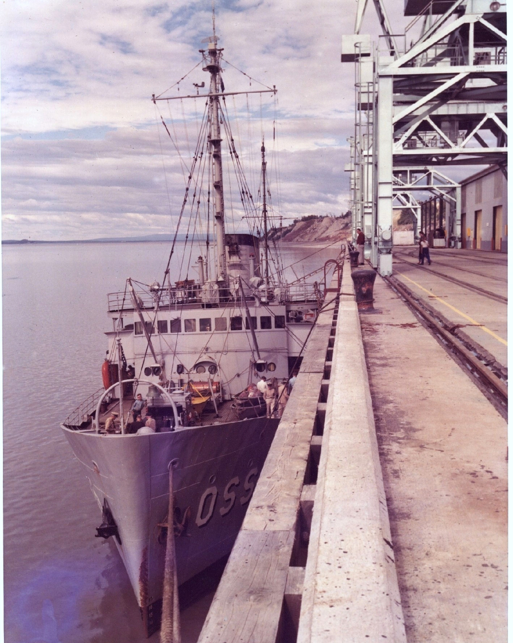 Coast and Geodetic Survey Ship PATHFINDER tied up at Anchorage