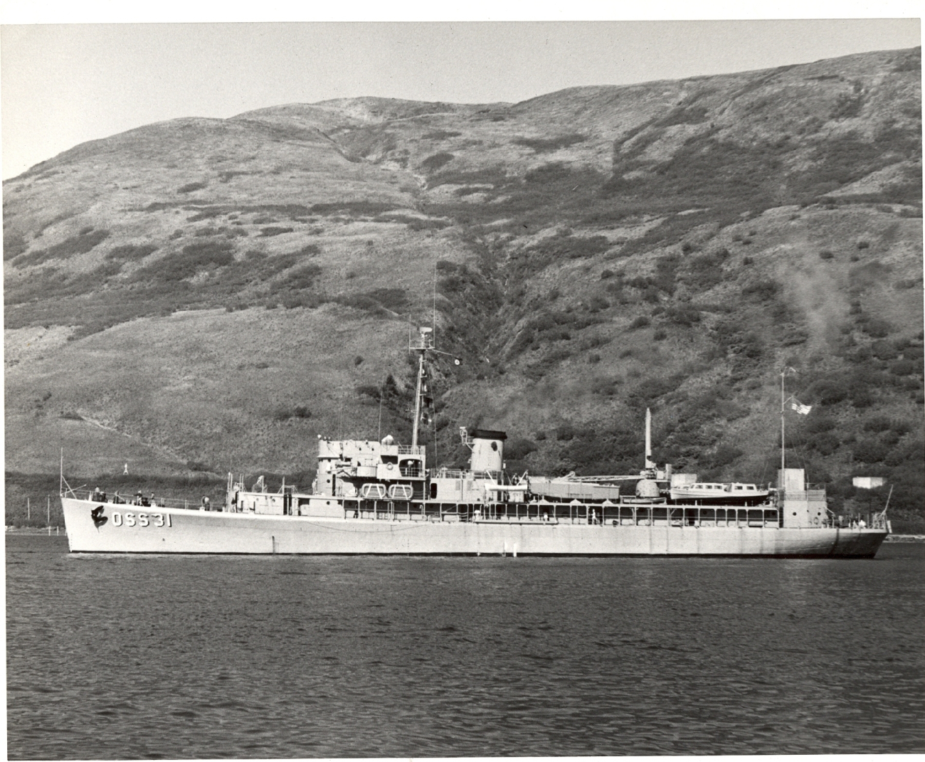 Coast and Geodetic Survey Ship PIONEER leaving Kodiak