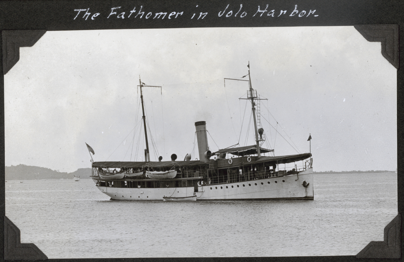 The FATHOMER in Jolo Harbor
