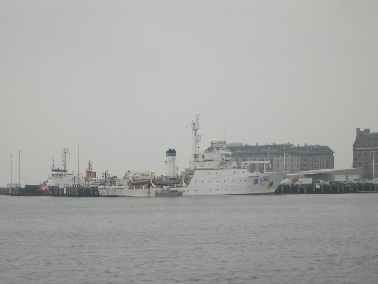NOAA Ship THOMAS JEFFERSON tied up at the Coast Guard piers