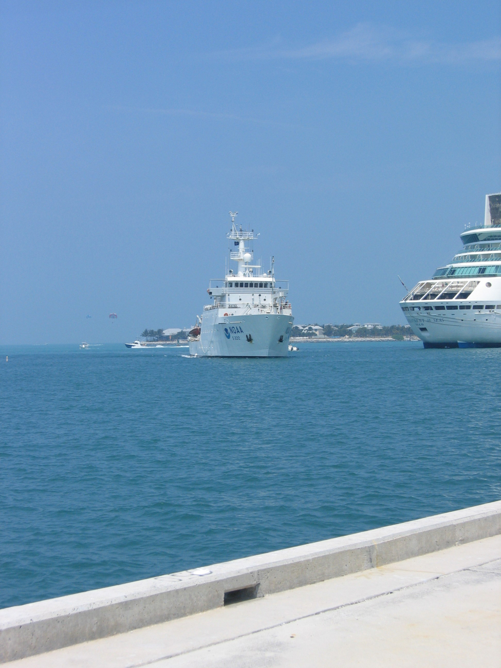 NOAA Ship THOMAS JEFFERSON arriving at Key West