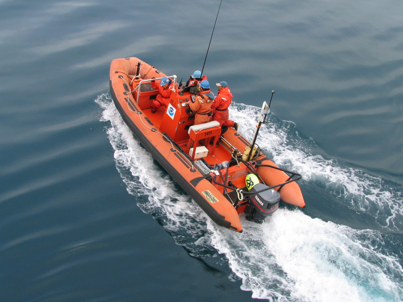 Small boat AR1 from the NOAA ship McArthur II