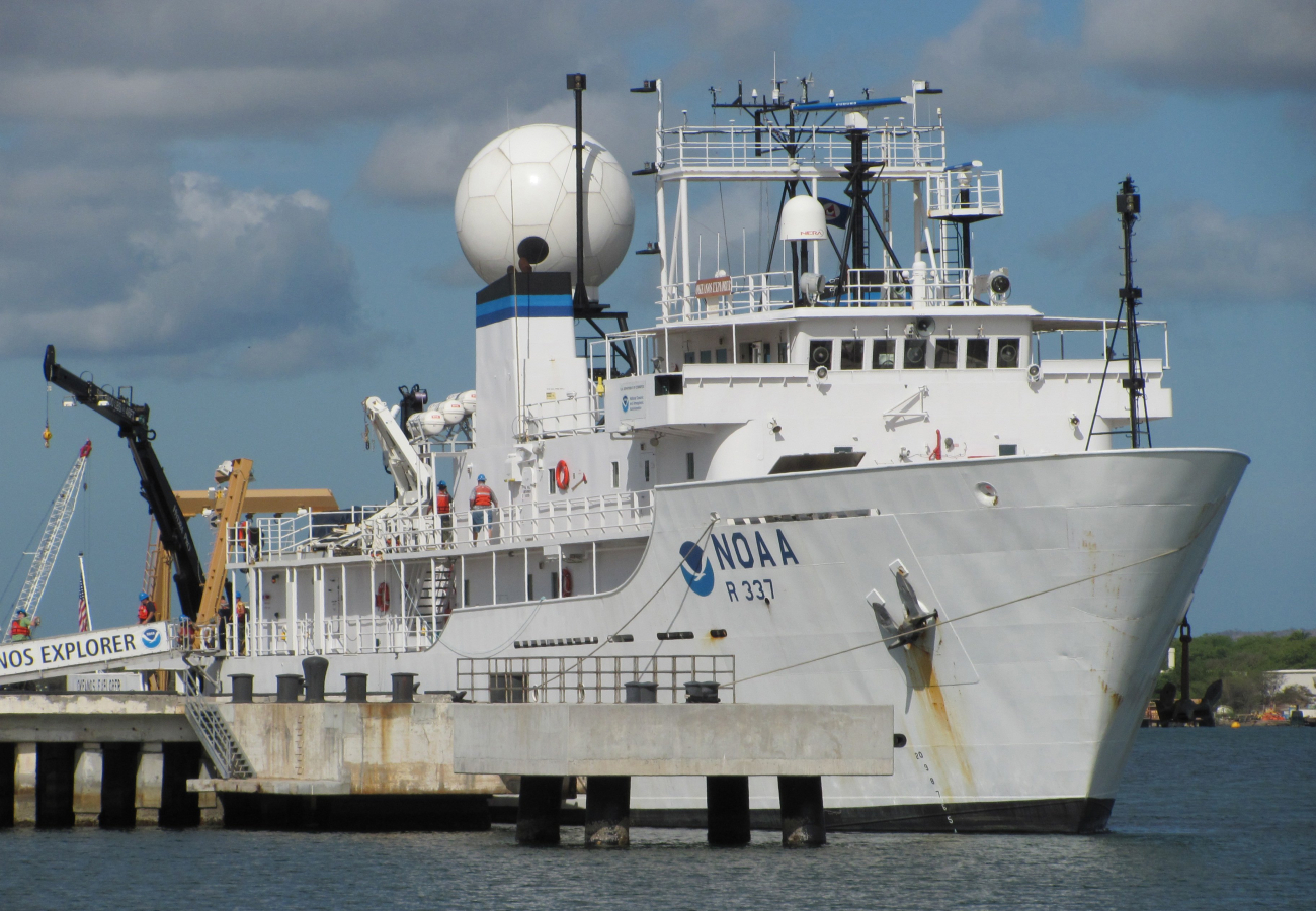 NOAA Ship OKEANOS EXPLORER at the pier
