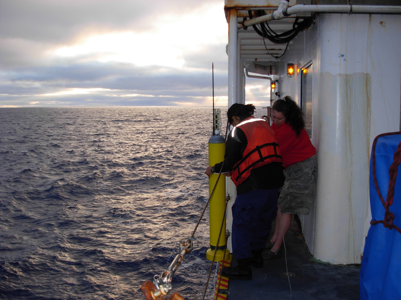 Working on the NOAA Ship KA'IMIMOANA (R333)