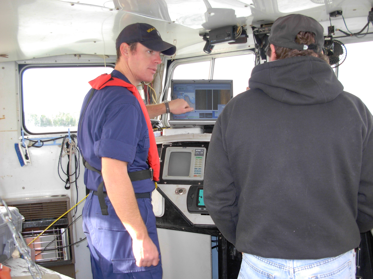 Hydrographic operations with a navigation response team on Passamaquoddy Bay