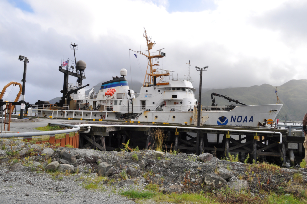NOAA Ship MILLER FREEMAN at Dutch Harbor