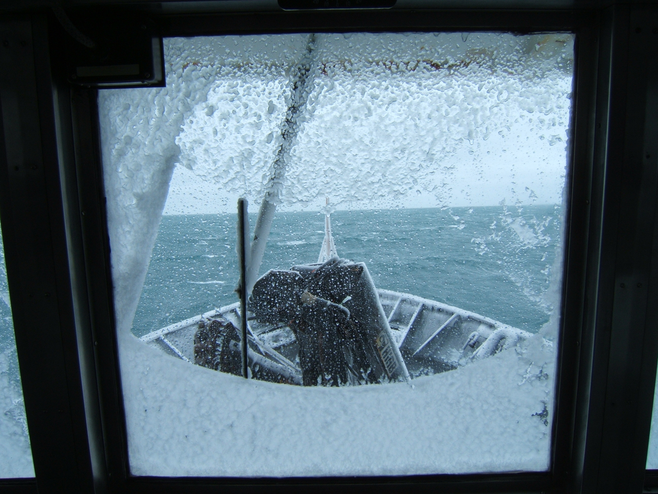 Nasty cold weather sailing on the NOAA Ship MILLER FREEMAN