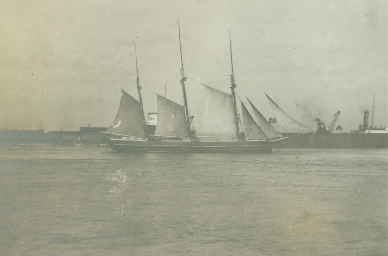 A widjammer with lumber for Sarnia Bay