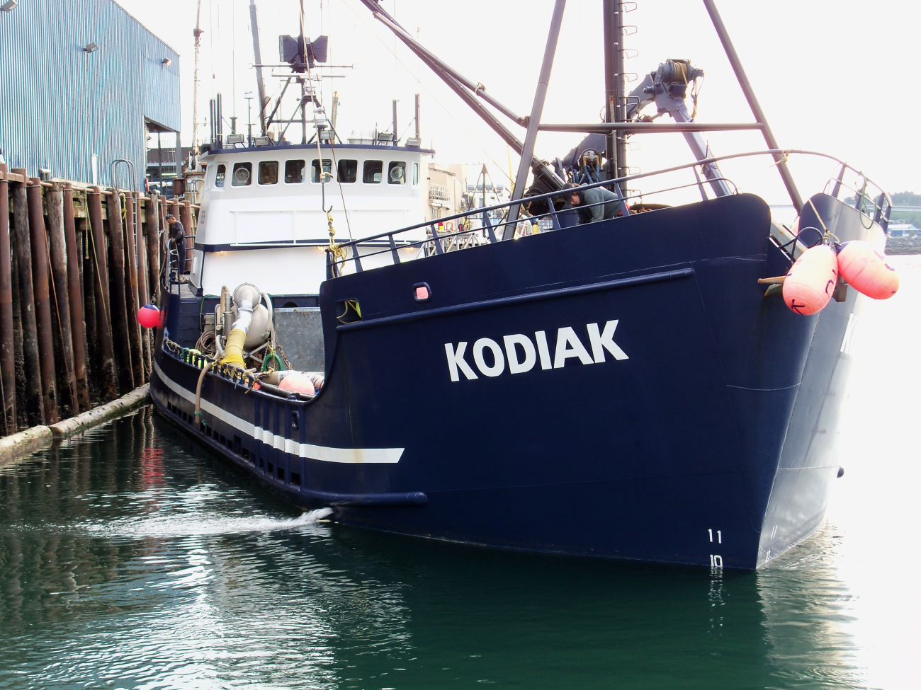 Crab fishing vessel KODIAK in Kodiak Harbor