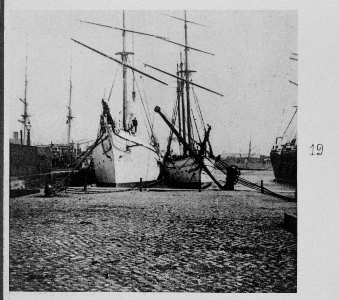 The two vessels named PRINCESS ALICE at the dock at Birkenhead, Liverpool