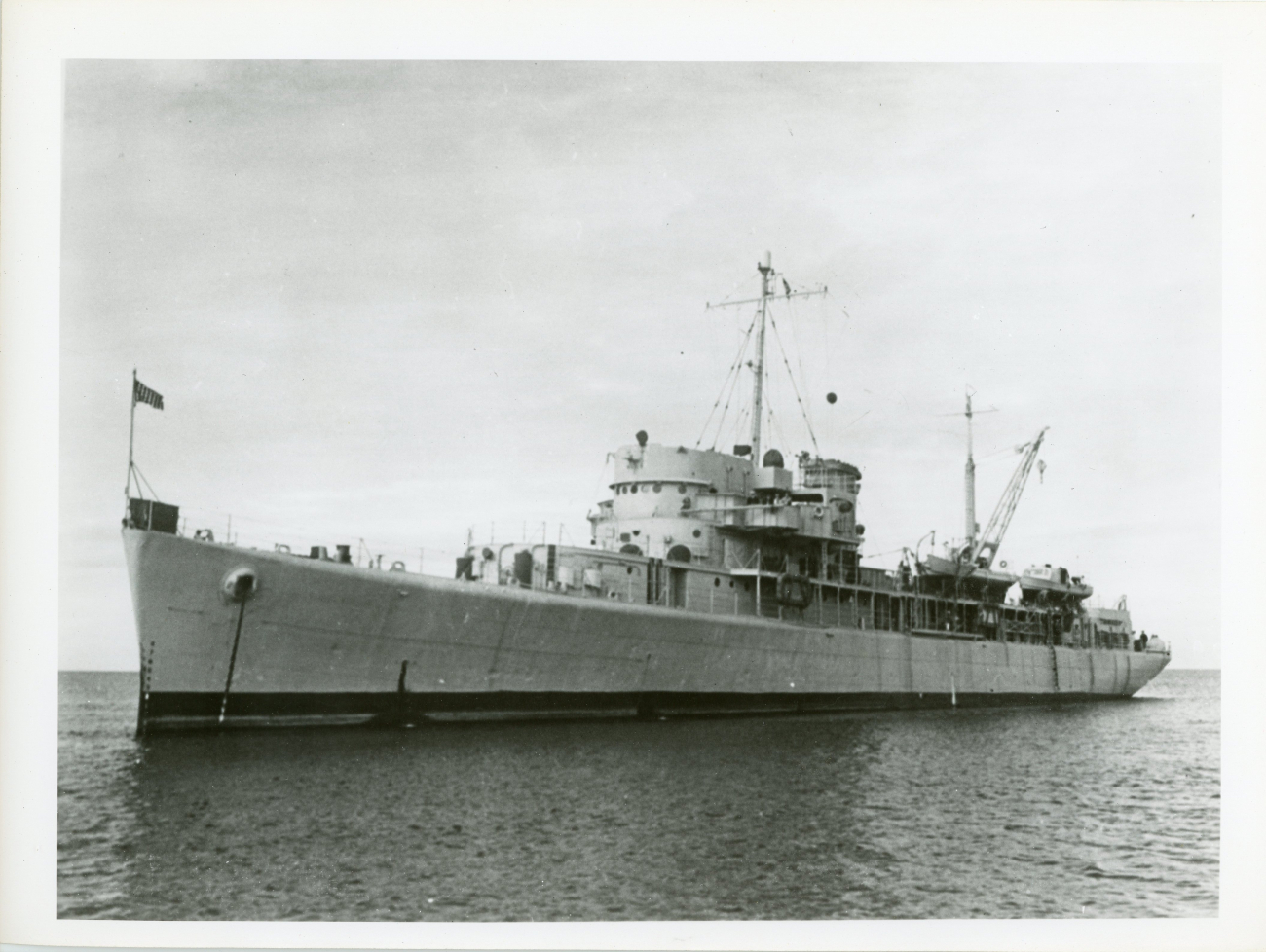 The USC&GS; Ship PIONEER, still in Navy gray as it was the USSMOBJACK, a Navy motor torpedo boat tender