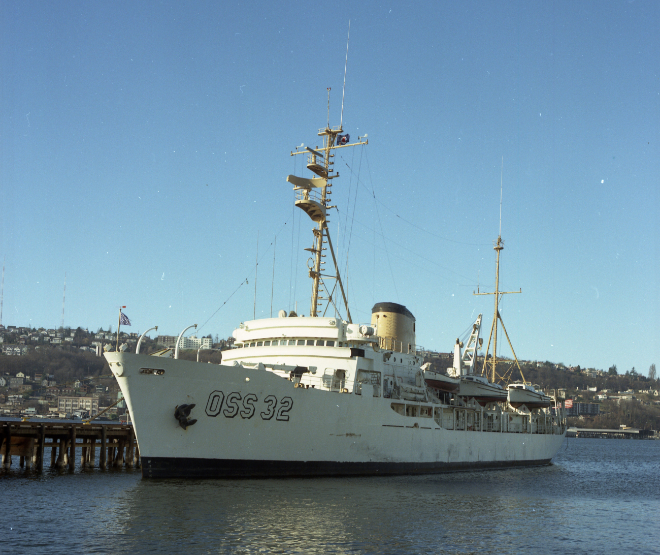 Portside view of USC&GS; Ship SURVEYOR, aka Old Workhorse