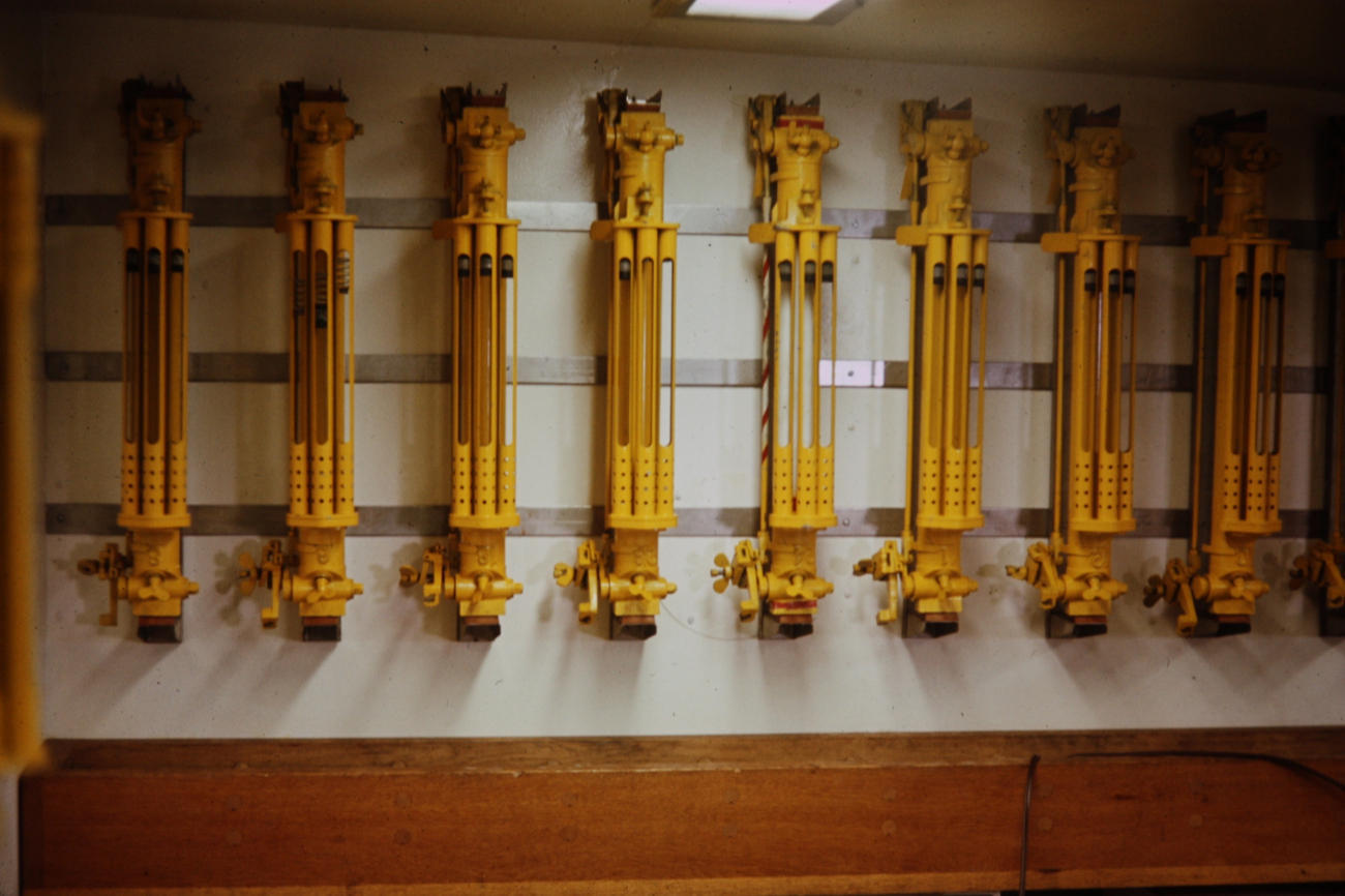 Nansen bottle rack on USC&GS; OCEANOGRAPHER