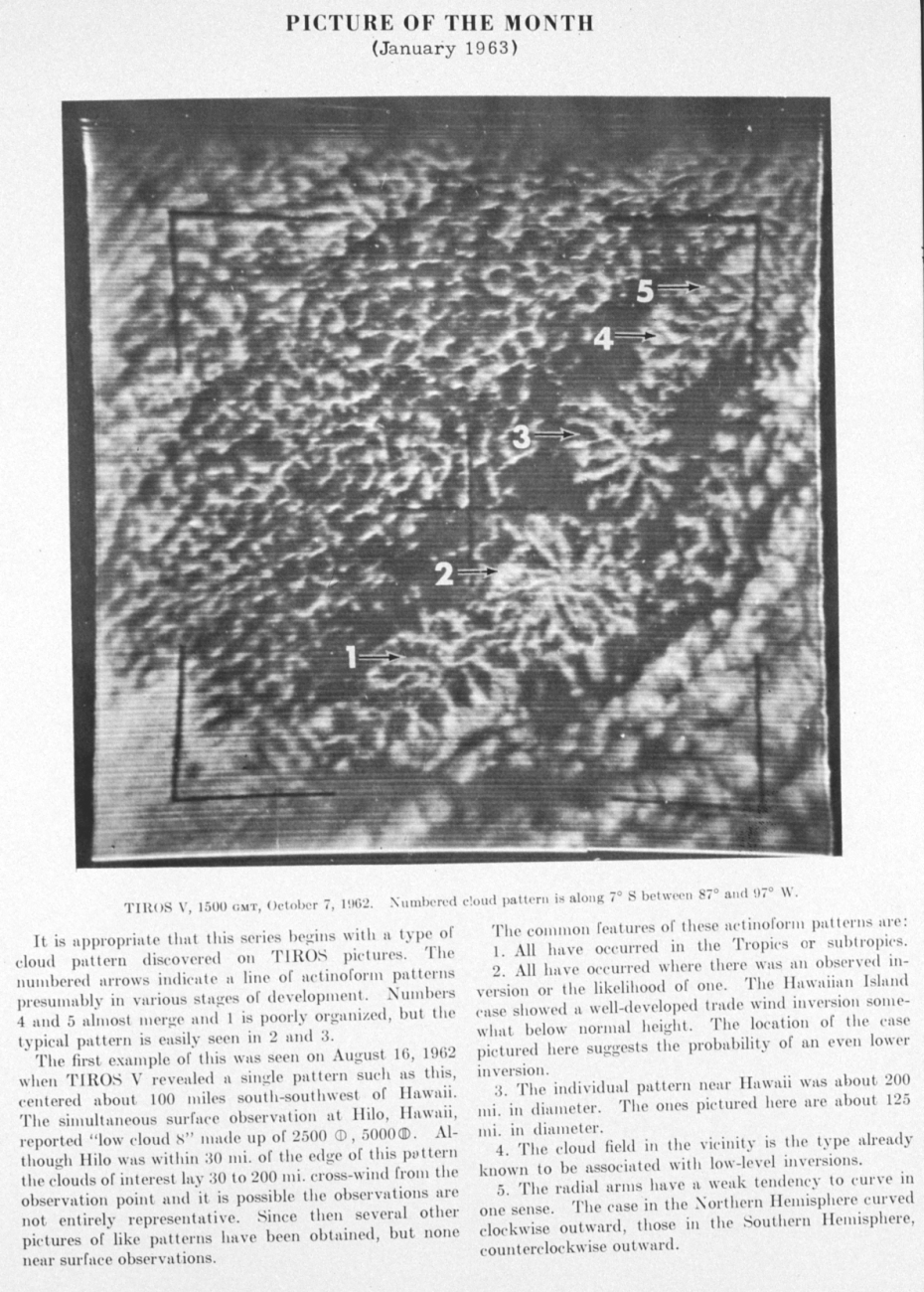 The first of the Monthly Weather Review Picture of the Month series, aspublished in January 1963