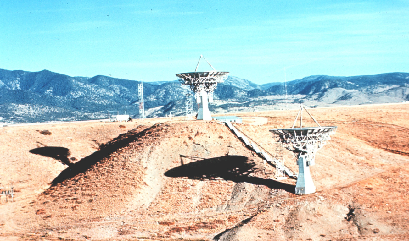 Satellite receiving antennas for use by investigators at the NOAA's BoulderEnvironmental Research Laboratories