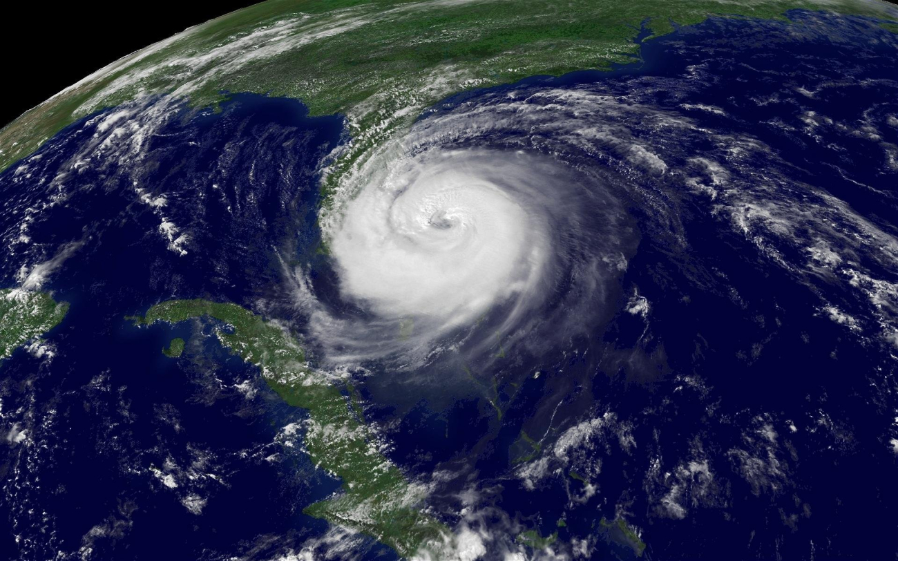 Hurricane Jeanne over the Bahama Islands