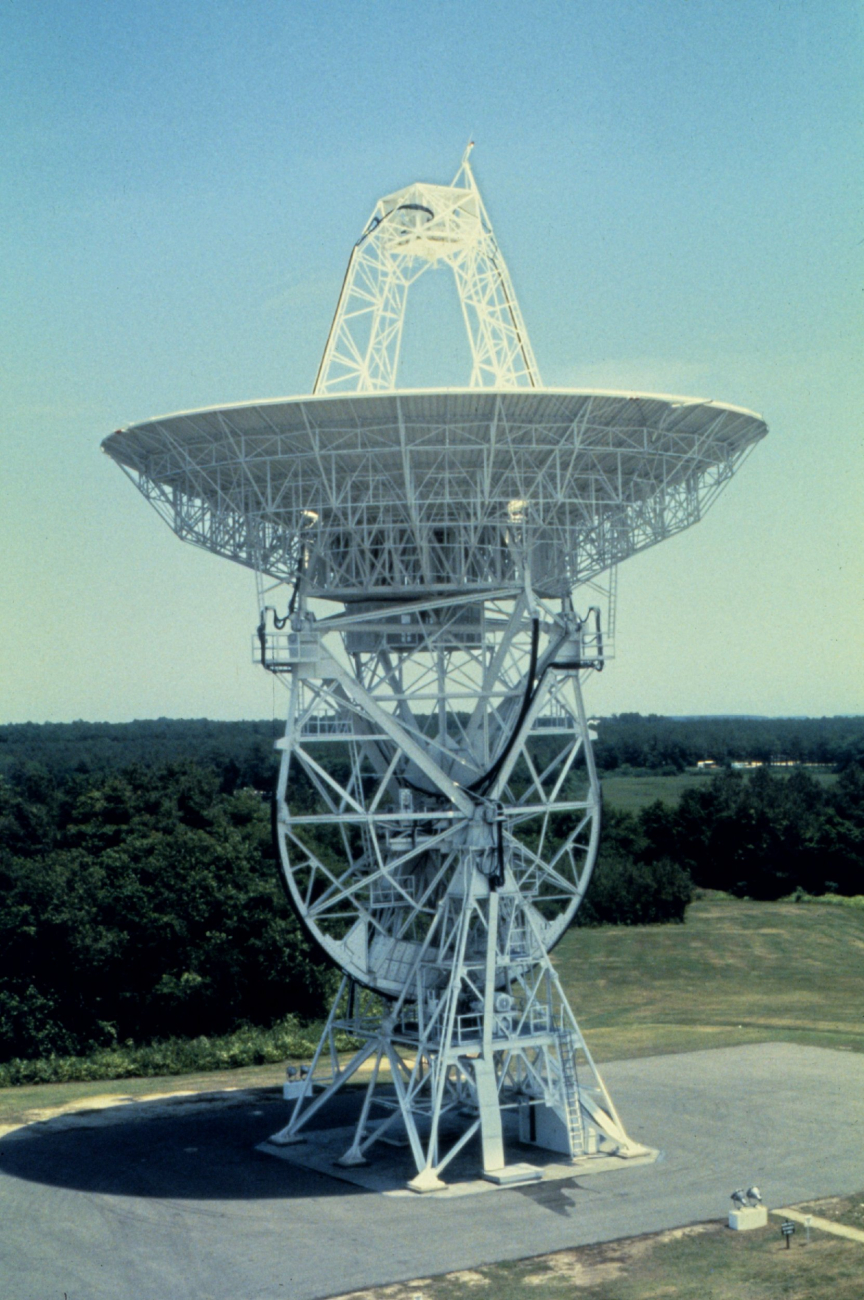 Satellite antenna at Wallops Island, Virginia