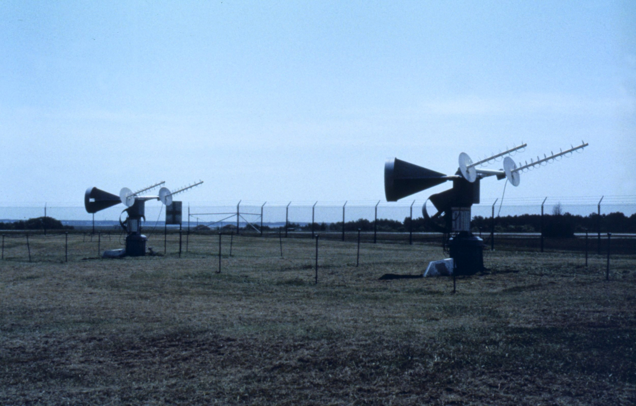 Satellite antennas at Wallops Island
