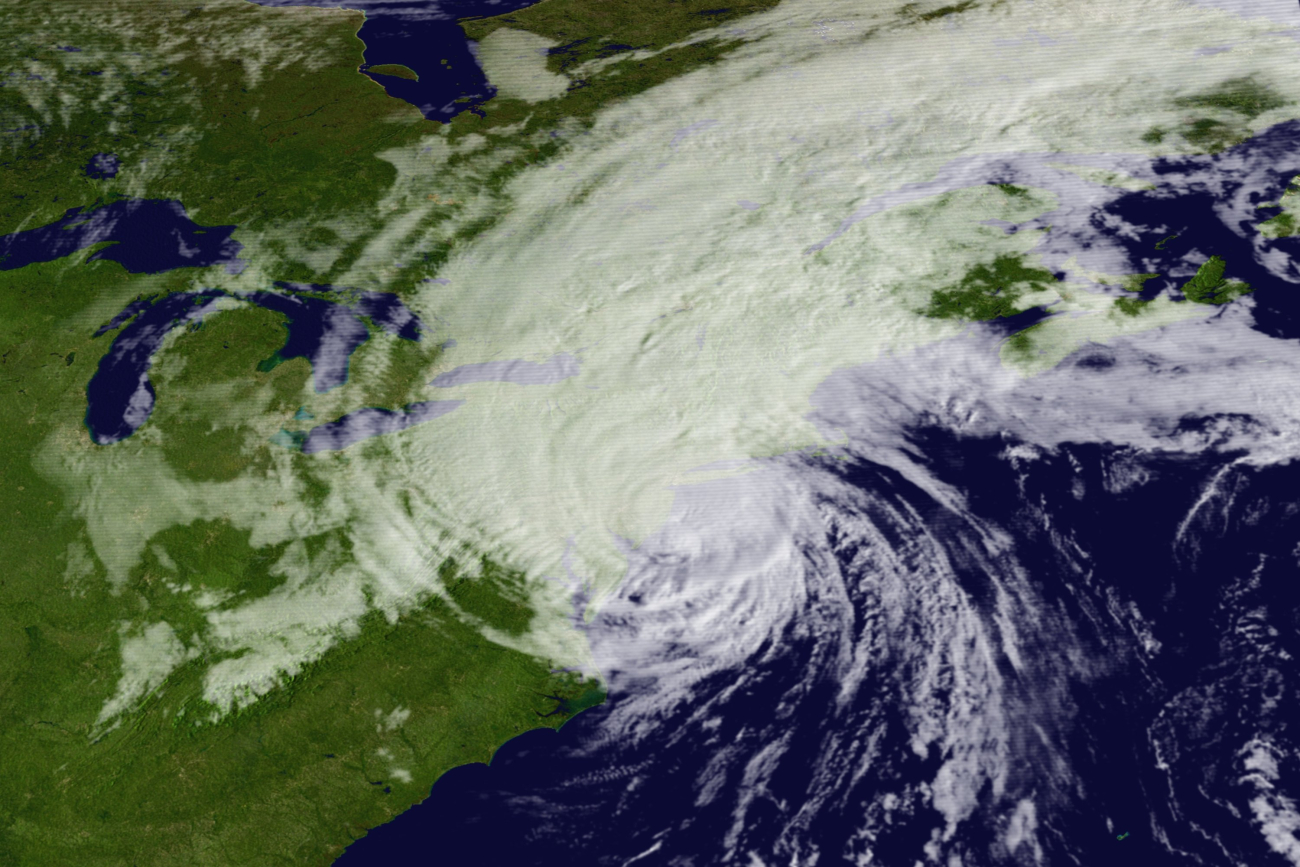 Hurricane Gloria made landfall three times before diminishing over New England