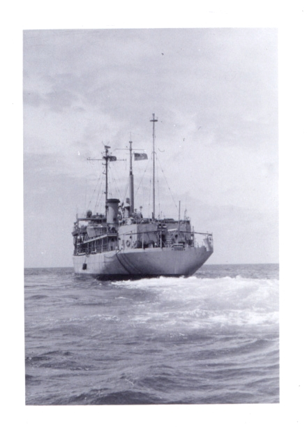 Stern view of Coast and Geodetic Survey Ship PIONEER