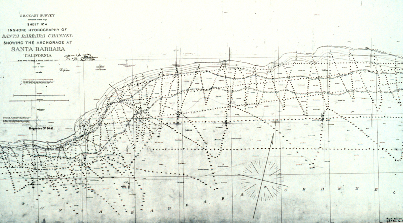 Hydrographic survey of the anchorage at Santa Barbara, California