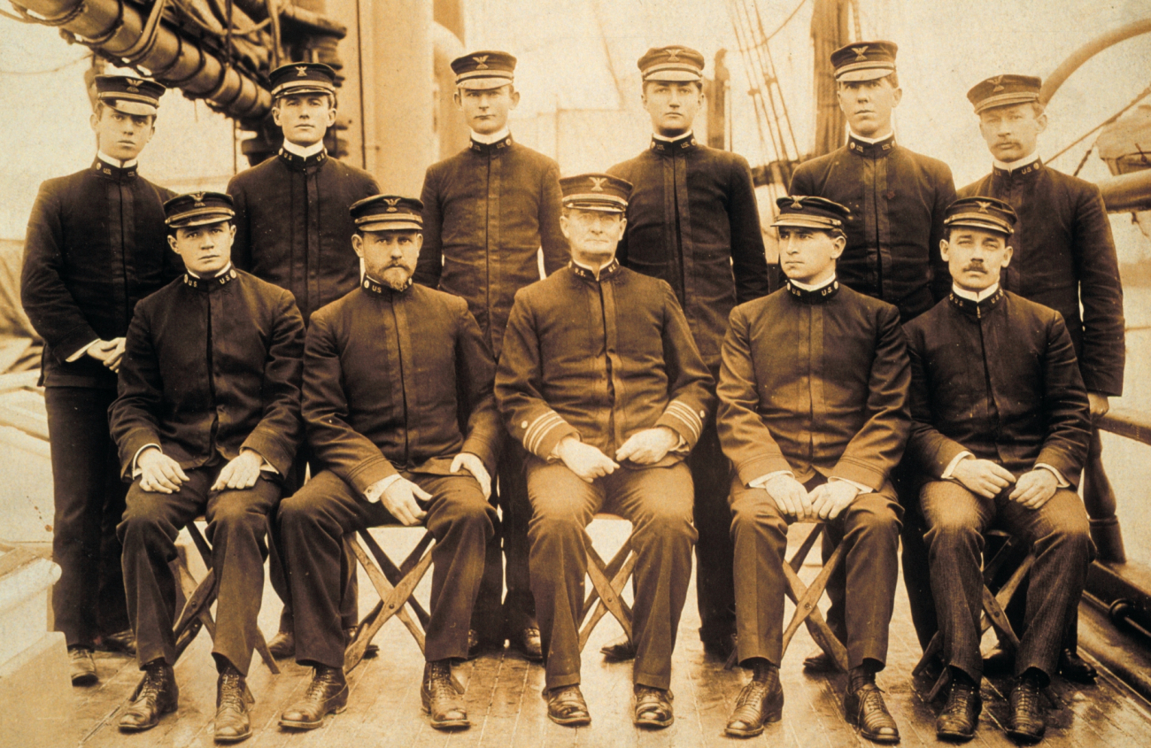 First wardroom of the Coast and Geodetic Survey Ship PATHFINDER , 1899