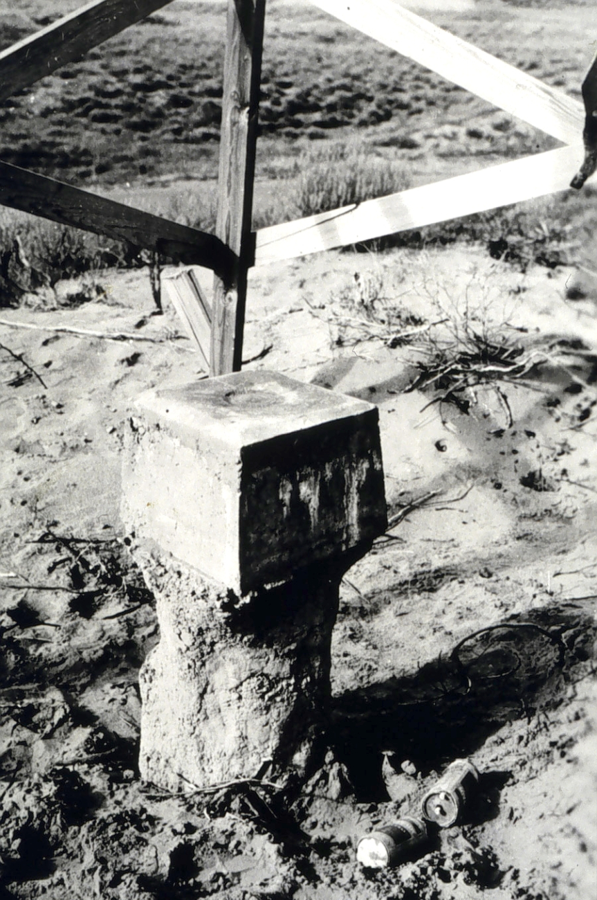 Monument showing effects of wind erosion