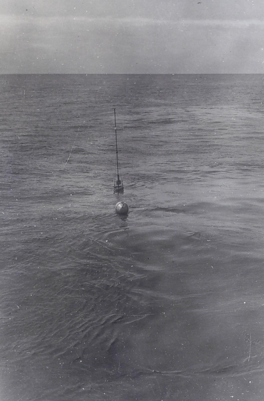 Sono-radio-buoy deployed in the Aleutians for RAR work