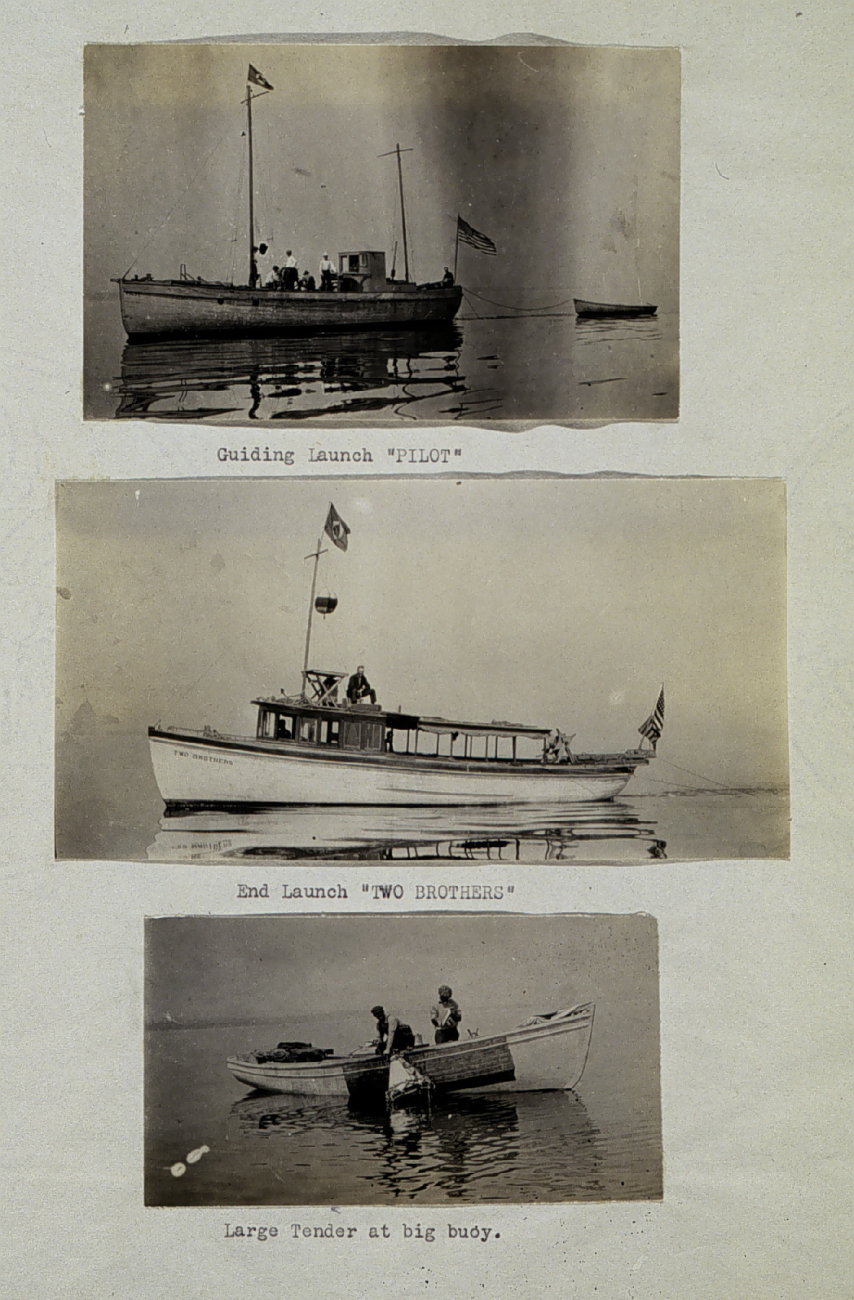 Wiredrag vessels in Massachusetts Bay party