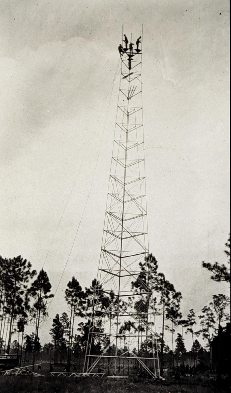 Building the tower at Station Hunter
