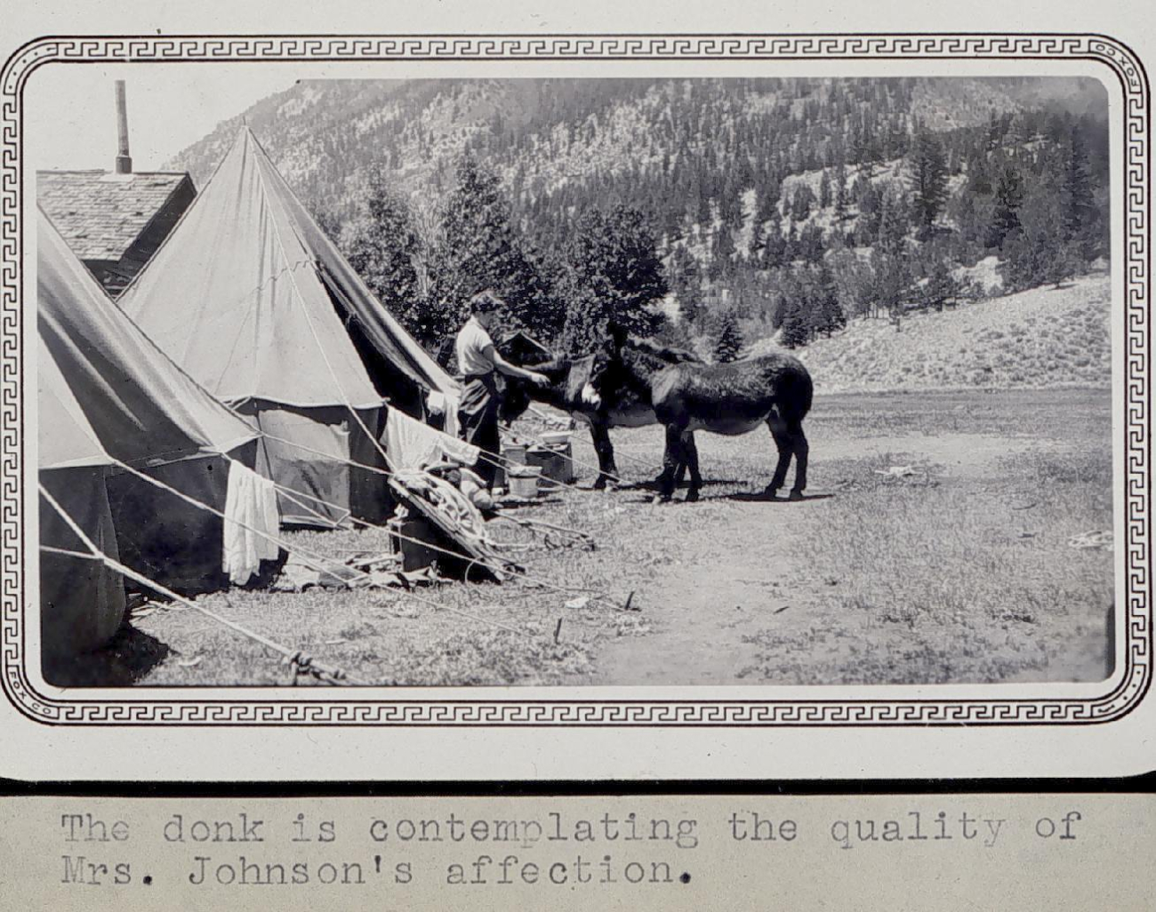 Base camp for Mount Elbert observations