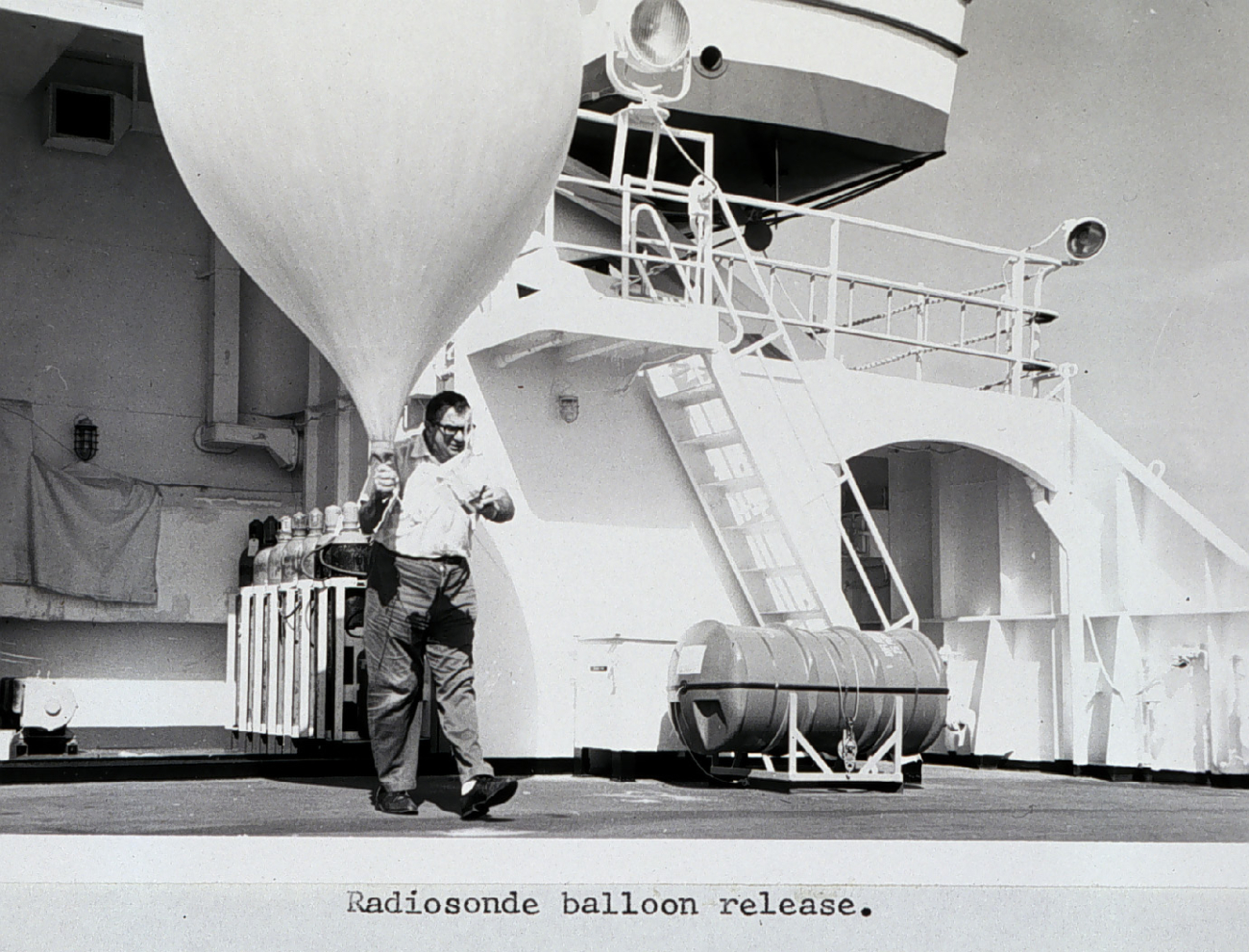 Deployment of meteorological balloon
