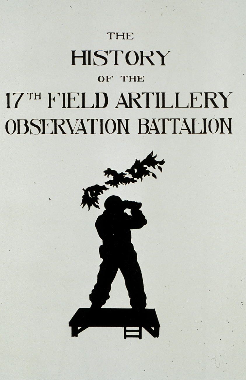 Frontispiece from the History of the 17th Field Artillery Observation Battalion
