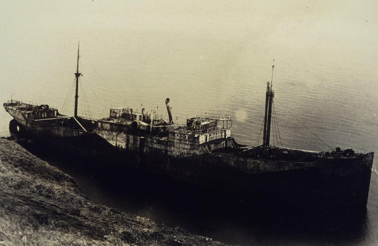 Another wrecked Japanese ship at Kiska