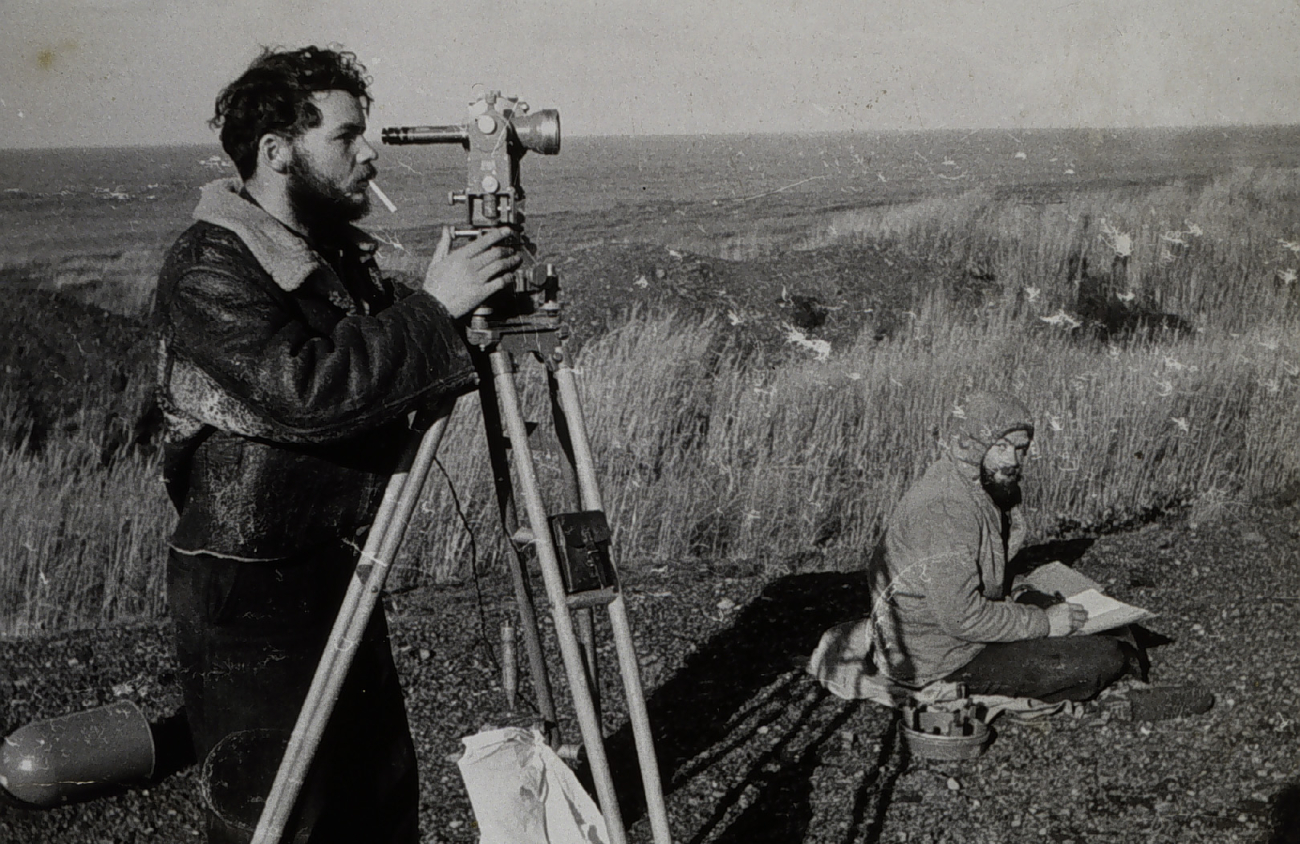 Squinch observing with a Wild T-3 theodolite