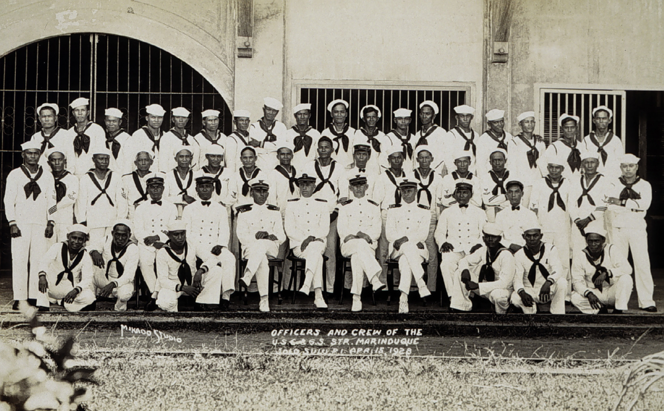 Officers and crew of the MARINDUQUE