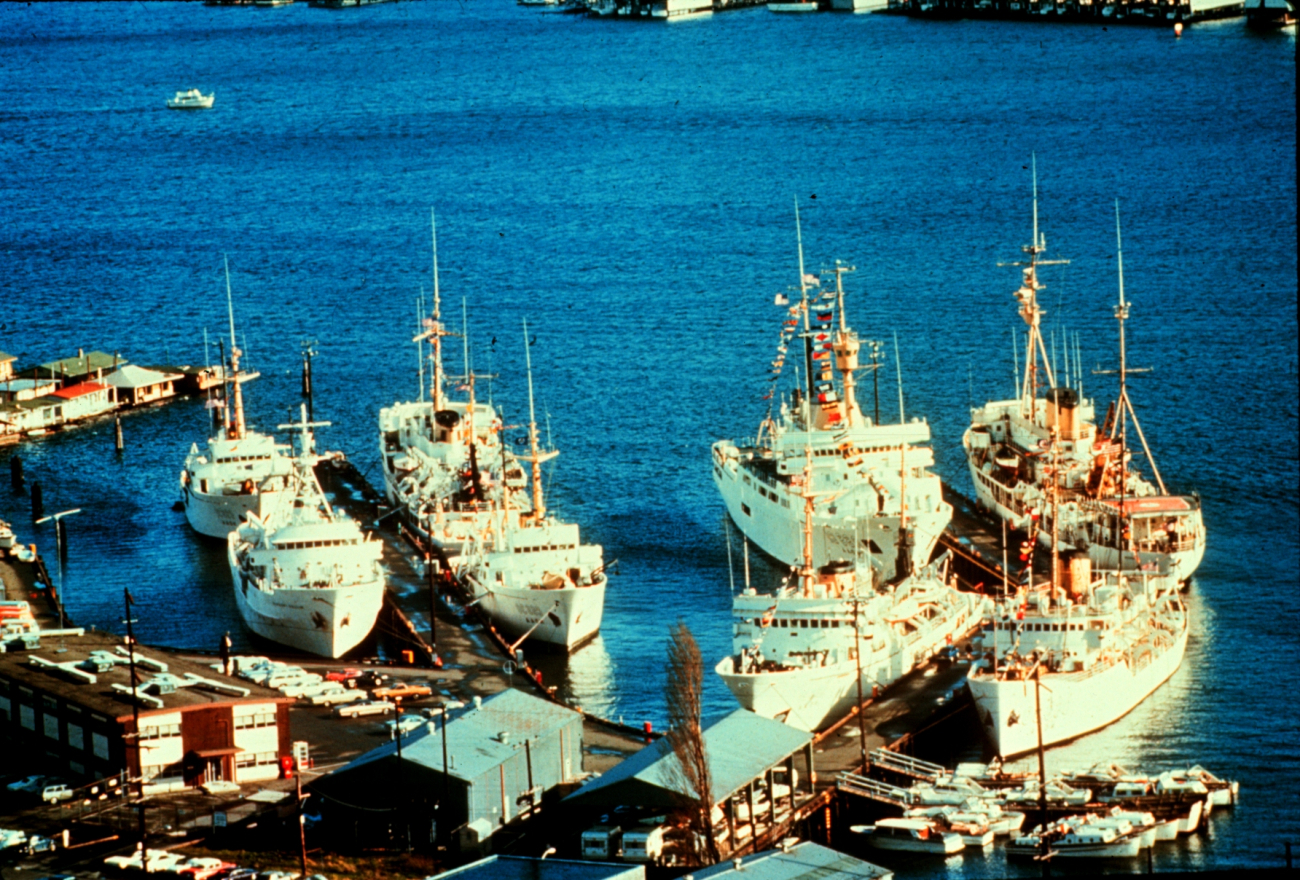 NOAA Ships at Seattle Ship Base