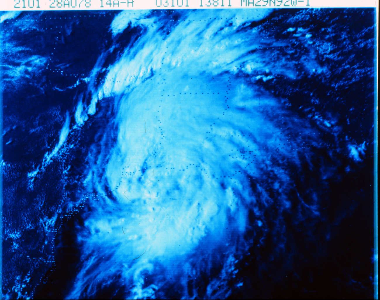 Tropical Storm Debra approaching landfall near the Texas-Louisiana border
