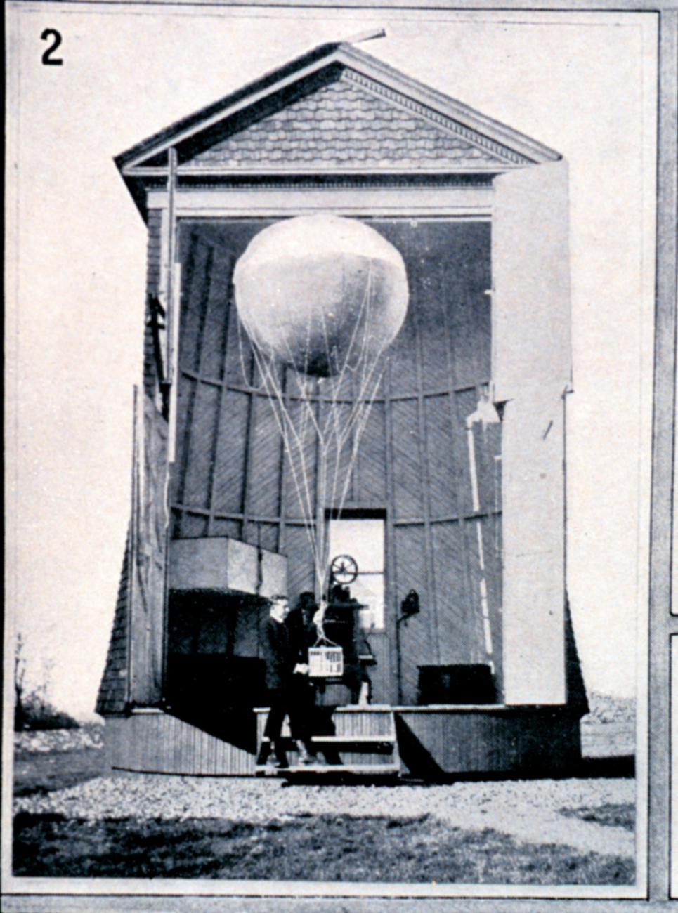Revolving kite and balloon shed at Mount Weather Observatory