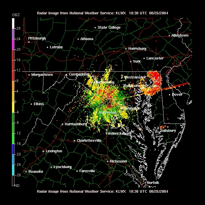 Sunrise effect and birds leaving roosting area just east of Baltimore