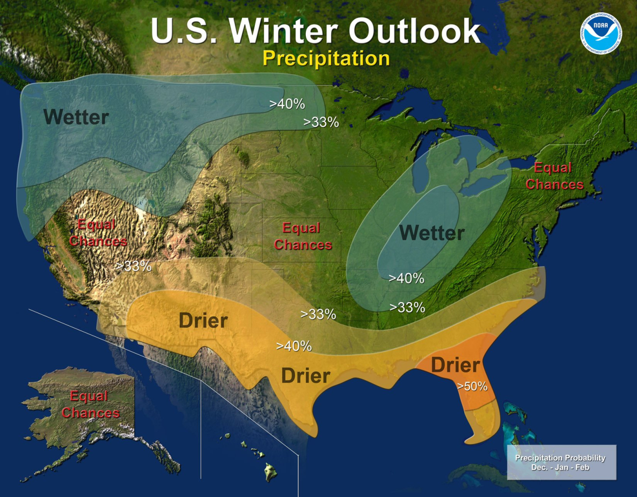 Winter weather precipitation outlook for the 2010-2011 winter