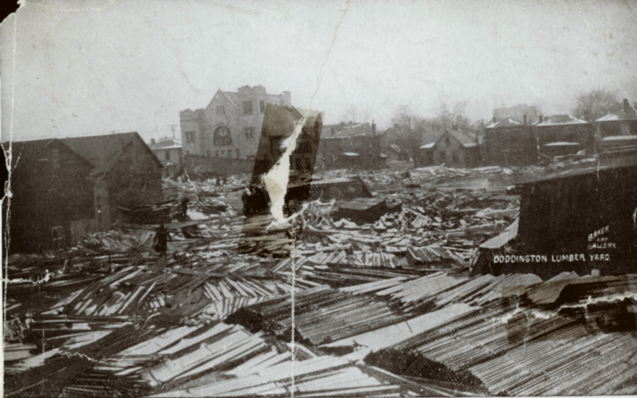 The remains of Doddington Lumber Yard
