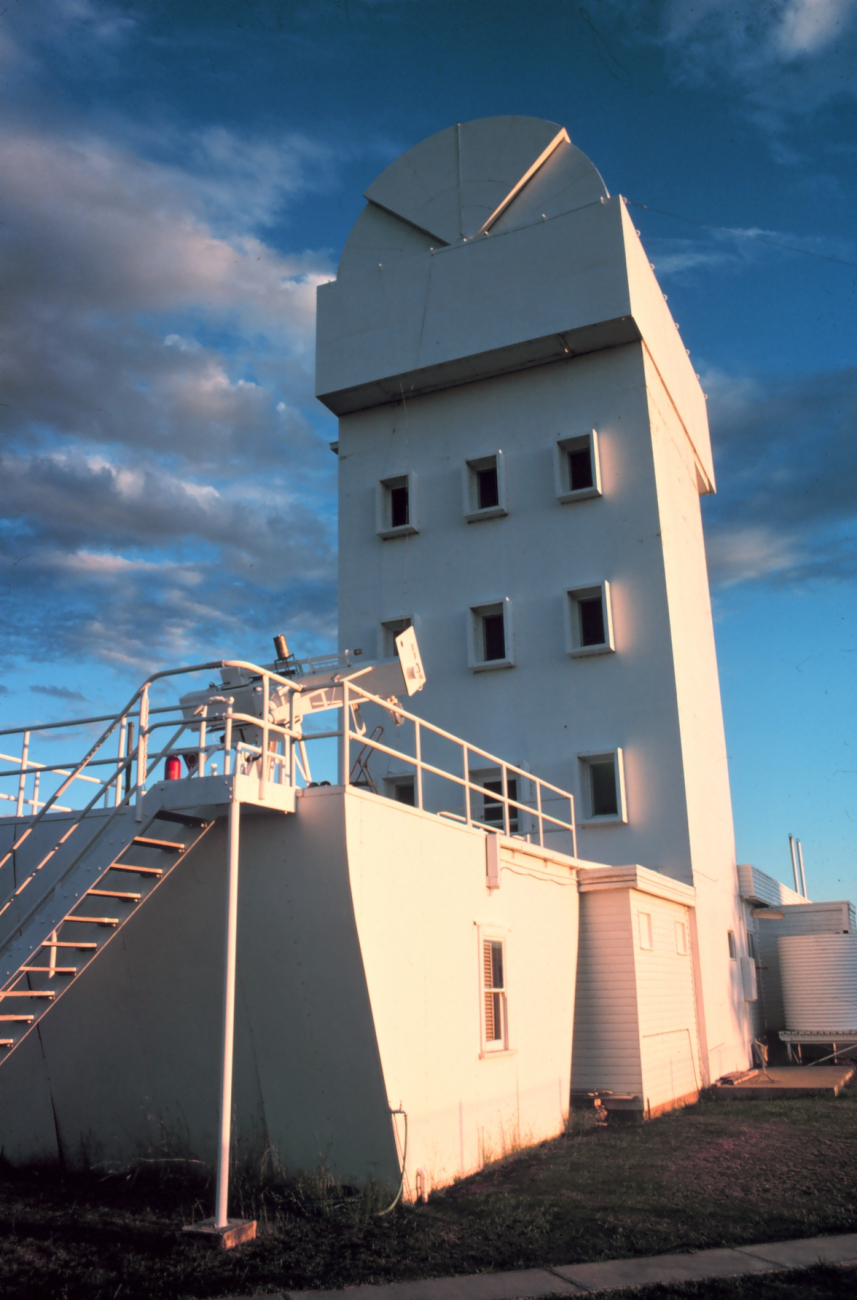The old Ionospheric Prediction Service solar observatory in Australia